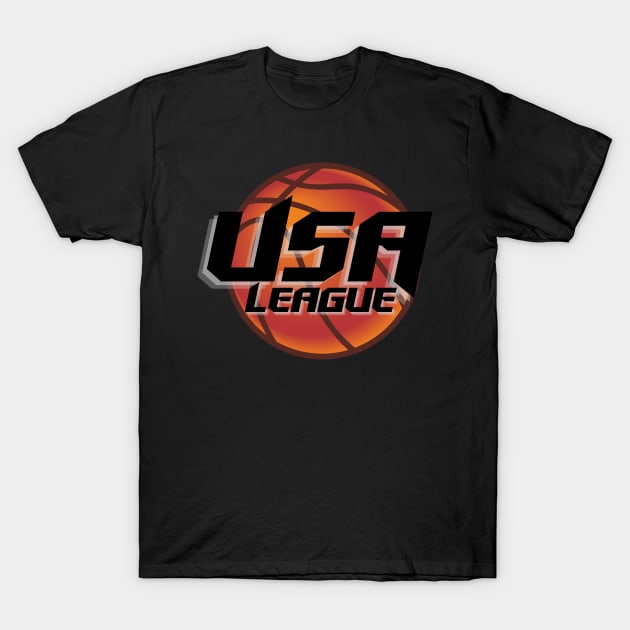 USA Basketball League T-Shirt by AlGenius